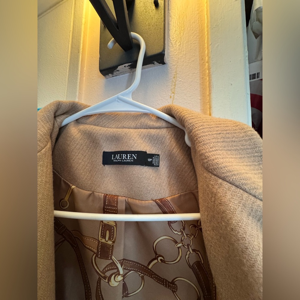 Ralph Lauren Wool-Blend Reefer Coat - Picture 5 of 6